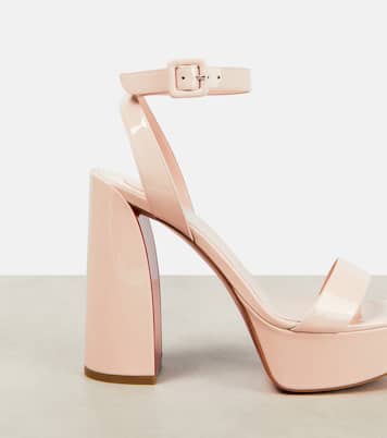 Sandales Movida Sabina à plateau en cuir | Christian Louboutin