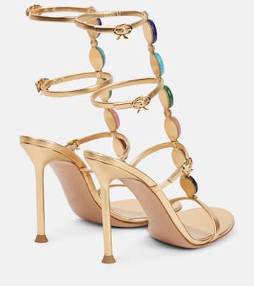 Shanti embellished leather sandals | Gianvito Rossi