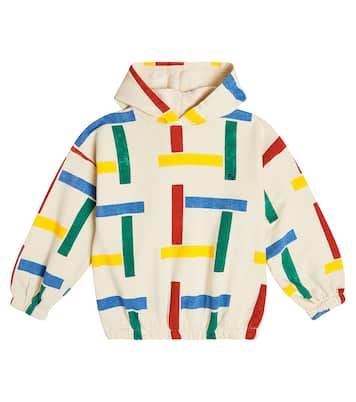 Printed cotton hoodie | Bobo Choses