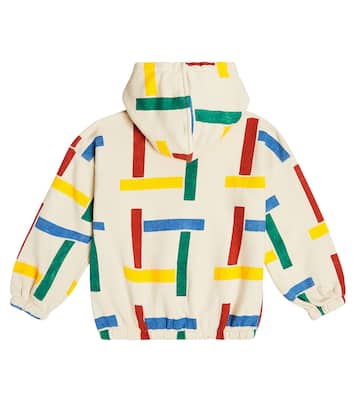Printed cotton hoodie | Bobo Choses
