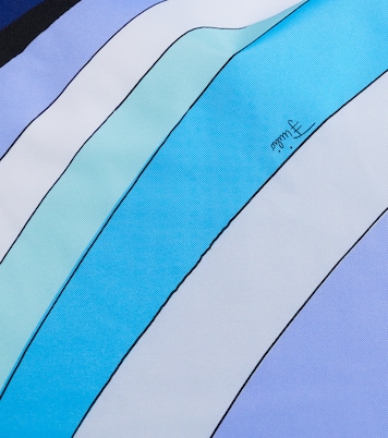 Clutch in canvas a righe | Pucci