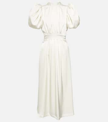 Open-back satin midi dress | Rotate