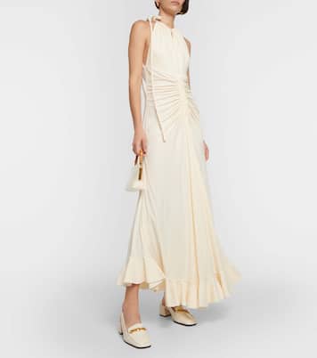Diamond Tilda 45 patent leather slingback pumps | Jimmy Choo