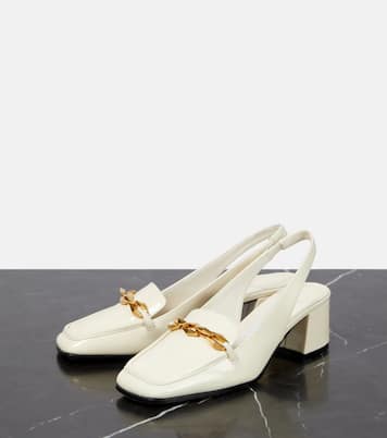 Diamond Tilda 45 patent leather slingback pumps | Jimmy Choo