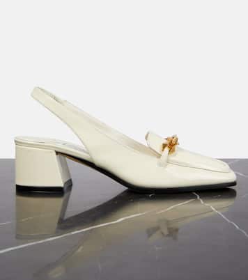 Diamond Tilda 45 patent leather slingback pumps | Jimmy Choo