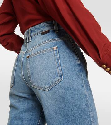 Jeans flared de tiro alto | Balmain