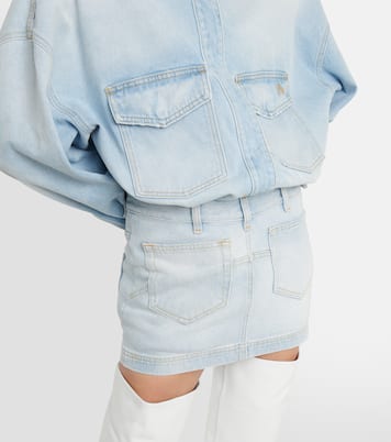 Mini-jupe en jean | The Attico
