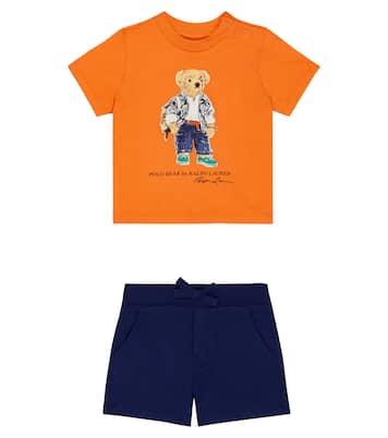 Baby cotton T-shirt and pants set | Polo Ralph Lauren Kids