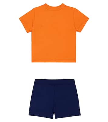 Baby cotton T-shirt and pants set | Polo Ralph Lauren Kids