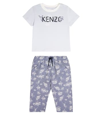 Bebé - set de camiseta y pantalones de algodón | Kenzo Kids