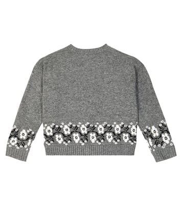 Intarsia virgin wool sweater | Il Gufo