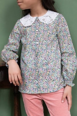 Bedruckte Bluse aus Baumwolle | Tartine et Chocolat