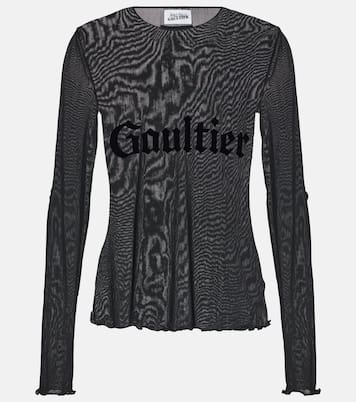 Tattoo Collection Top aus Tüll | Jean Paul Gaultier