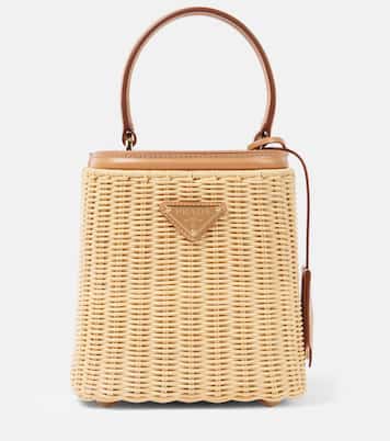 Secchiello Panier Mini con pelle | Prada