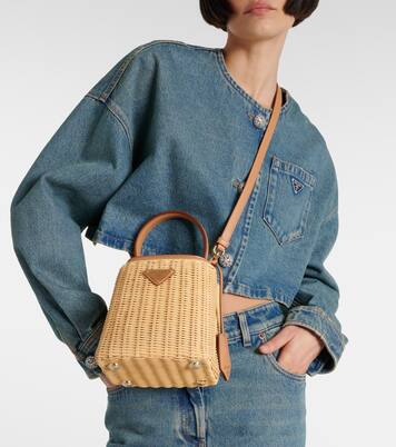 Secchiello Panier Mini con pelle | Prada