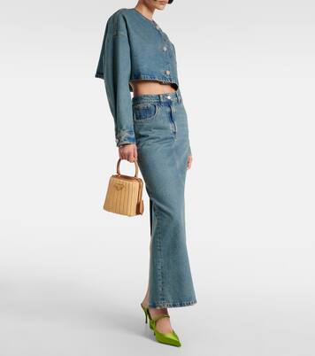 Secchiello Panier Mini con pelle | Prada