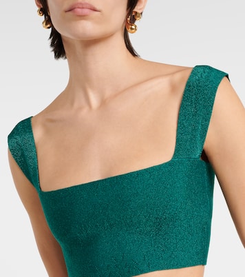 Top de punto metalizado | Victoria Beckham