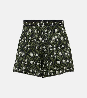 Shorts Toronjil in jacquard a vita alta | Agua by Agua Bendita