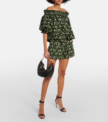 Shorts Toronjil in jacquard a vita alta | Agua by Agua Bendita