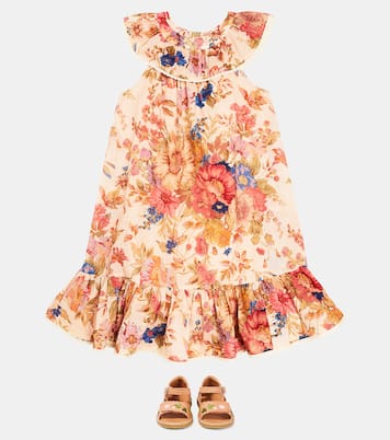 Bedrucktes Kleid August aus Baumwolle | Zimmermann Kids