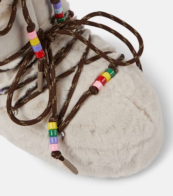 Resort Icon Low faux-fur snow boots | Moon Boot
