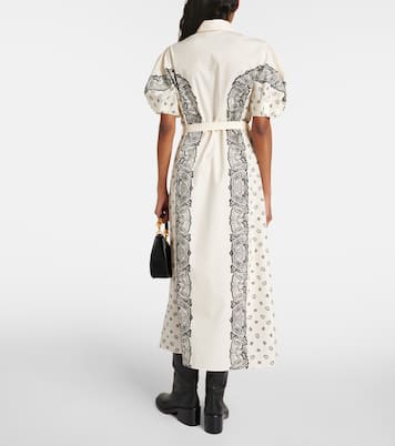 Abito chemisier in popeline di cotone | Chloé