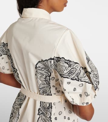 Abito chemisier in popeline di cotone | Chloé