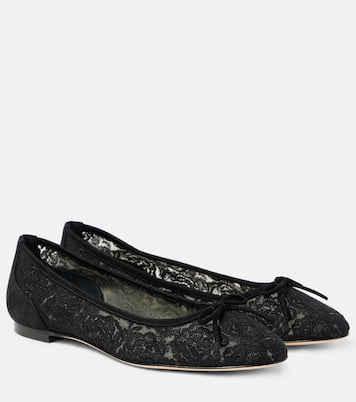 Ballerinas Verizzo aus Spitze | Manolo Blahnik
