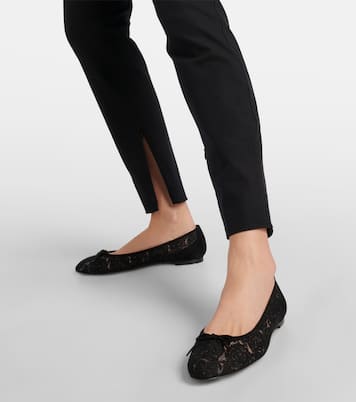 Ballerinas Verizzo aus Spitze | Manolo Blahnik