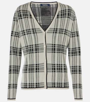 Cardigan Giara in lana a quadri | 'S Max Mara