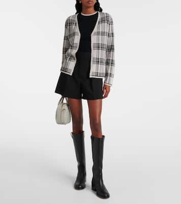 Cardigan Giara in lana a quadri | 'S Max Mara