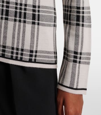 Cardigan Giara in lana a quadri | 'S Max Mara