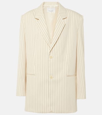Aiden pinstripe twill blazer | The Frankie Shop