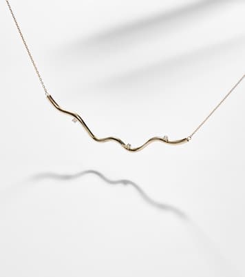 Collier Harbor Lights en or 10 ct et diamants | Stone and Strand