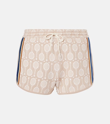 Low-Rise Shorts aus Jacquard | Tory Sport