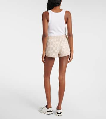 Low-Rise Shorts aus Jacquard | Tory Sport