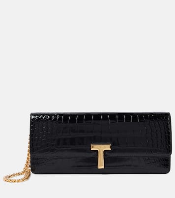 Clutch Wallis de charol grabado | Tom Ford