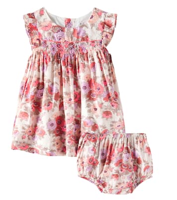 Baby - Set di abito e culottes in cotone | Bonpoint