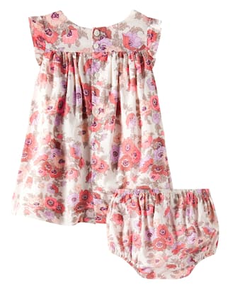 Baby - Set di abito e culottes in cotone | Bonpoint