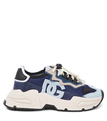 Sneakers DG mit Veloursleder | Dolce&Gabbana Kids