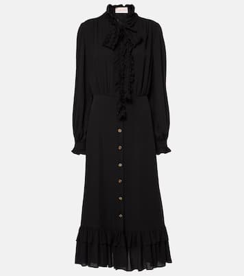 Robe midi en soie | Valentino