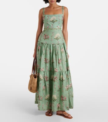 Maxikleid Lima aus Leinen | Agua by Agua Bendita
