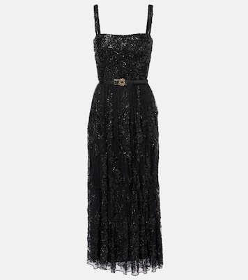 Cocktailkleid mit Pailletten | Elie Saab