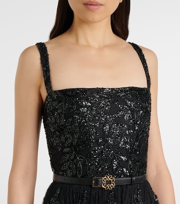 Cocktailkleid mit Pailletten | Elie Saab