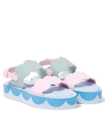 Sandalen aus Lederimitat | Stella McCartney Kids
