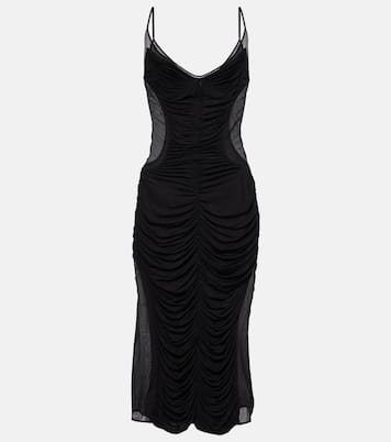 Midikleid aus Mesh | Mugler