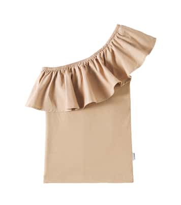 Top asimmetrico Rebecca in misto cotone | Molo