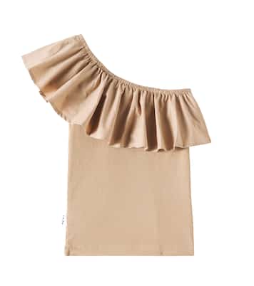 Top asimmetrico Rebecca in misto cotone | Molo