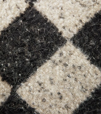 Ronce checked wool-blend cushion | The House of Lyria
