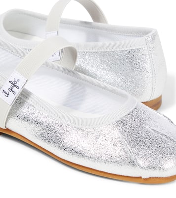 Ballerine in pelle metallizzata | Il Gufo
